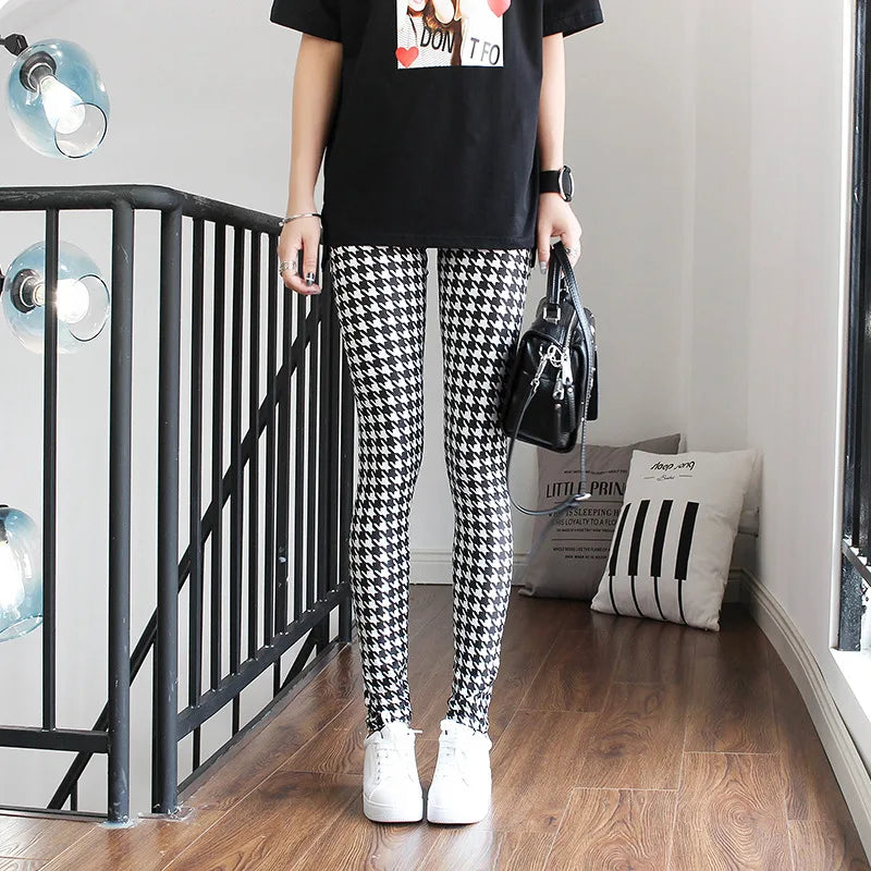 Colorful Leopard Print Leggings - High-Stretch Streetwear One Size