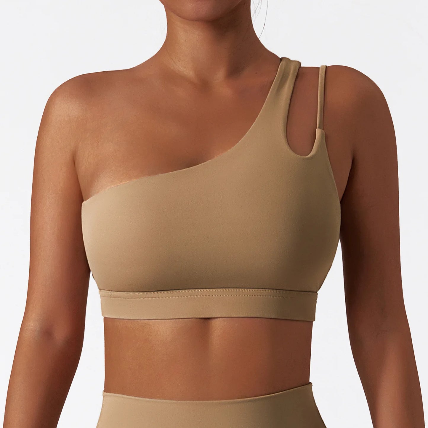 Strappy Sports Bra - Women's Yoga & Gym Support Top
