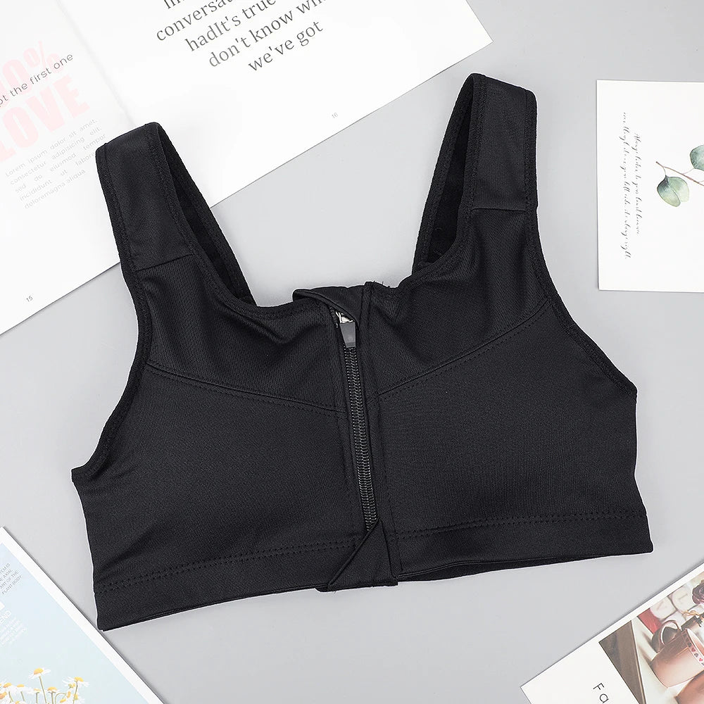 Plus Size Padded Sports Bra - Women's Workout Crop Top