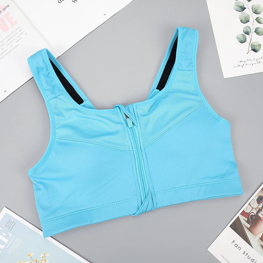 Plus Size Padded Sports Bra - Women's Workout Crop Top