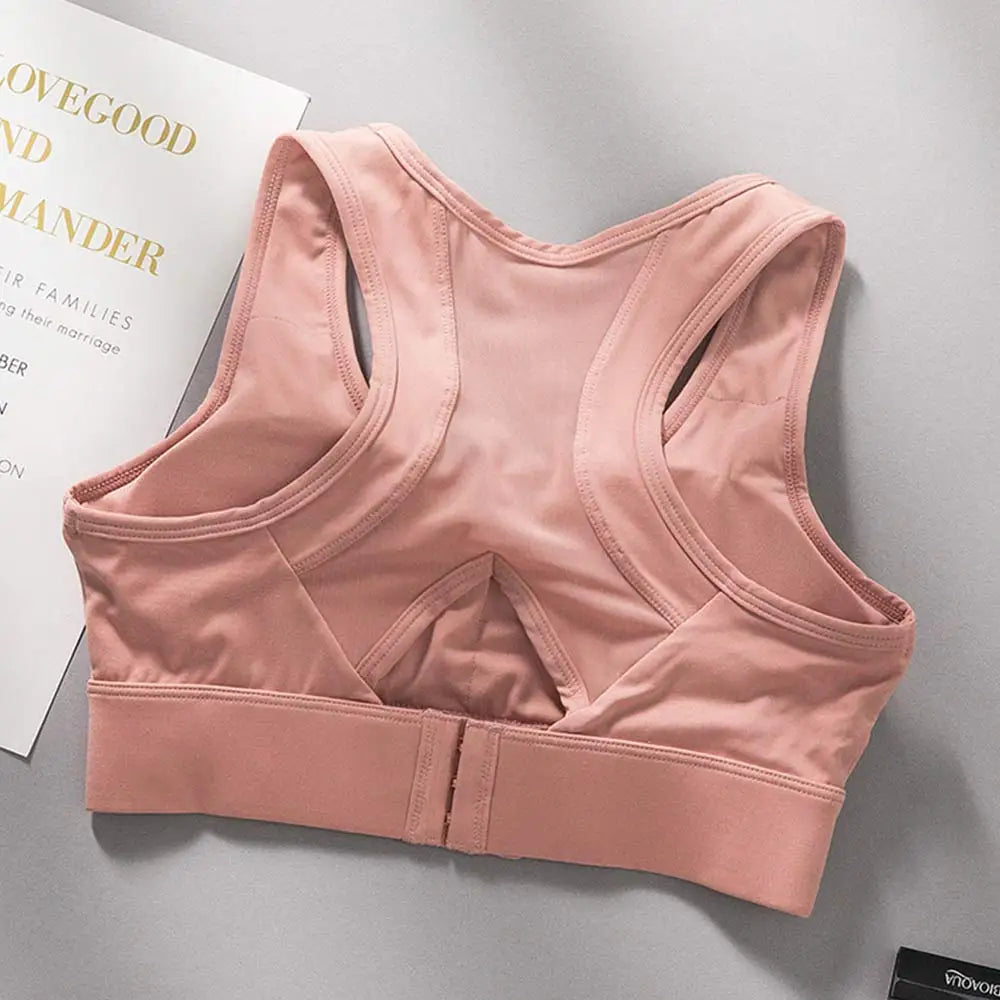 Plus Size Breathable Padded Sports Bra - Women's Yoga & Gym Support Top