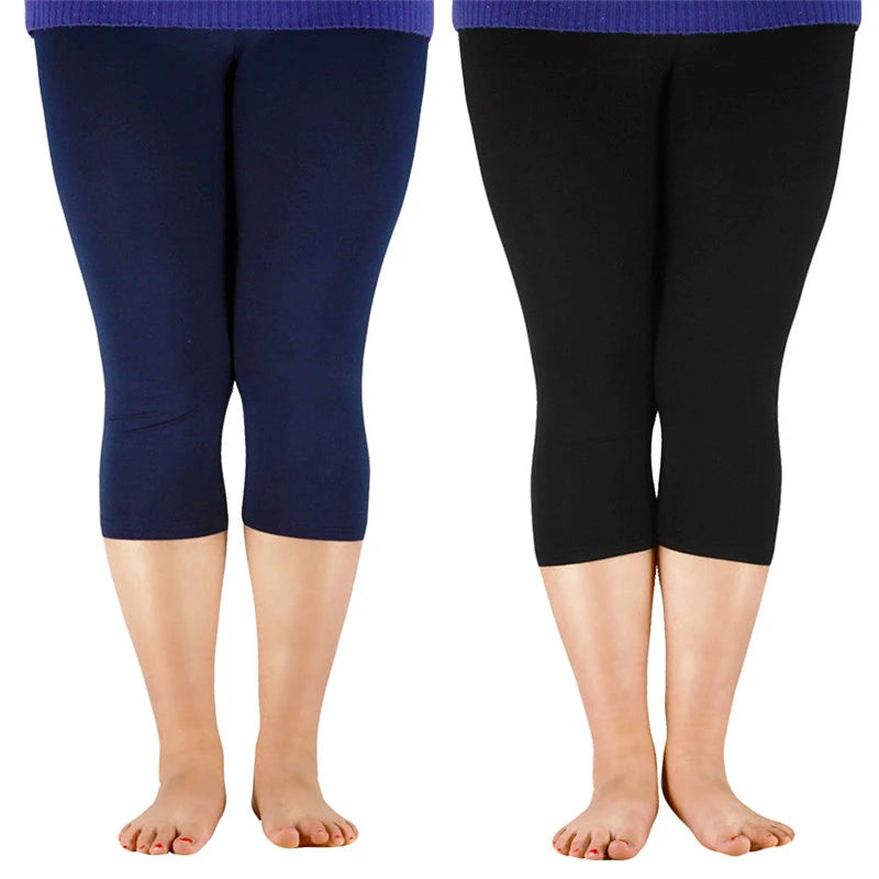 Plus Size Stretch Leggings - Women's Everyday Performance Bottoms