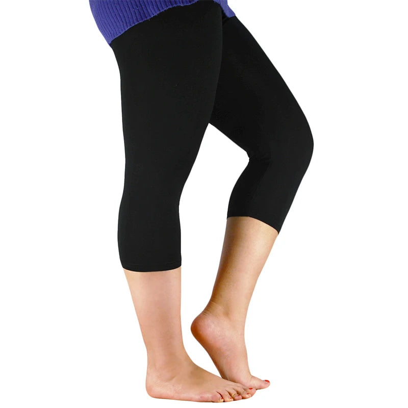 Plus Size Stretch Leggings - Women's Everyday Performance Bottoms