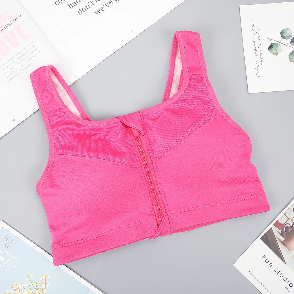 Plus Size Padded Sports Bra - Women's Workout Crop Top