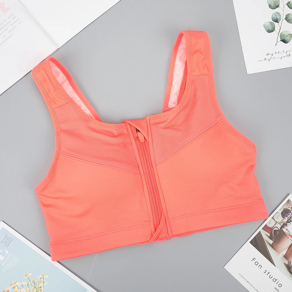 Plus Size Padded Sports Bra - Women's Workout Crop Top