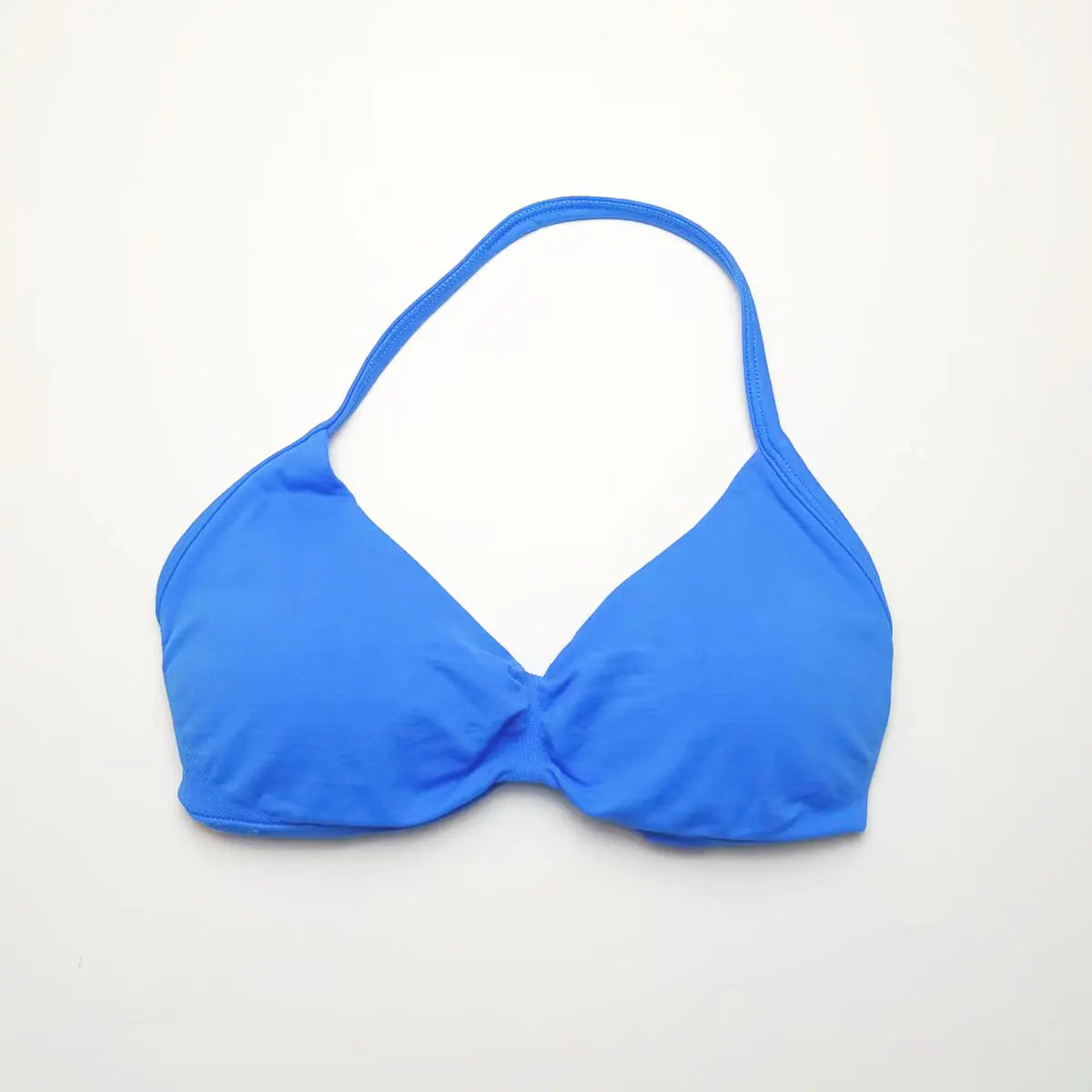 Halter Strappy Seamless Sports Bra - Women's Yoga & Gym Support Top