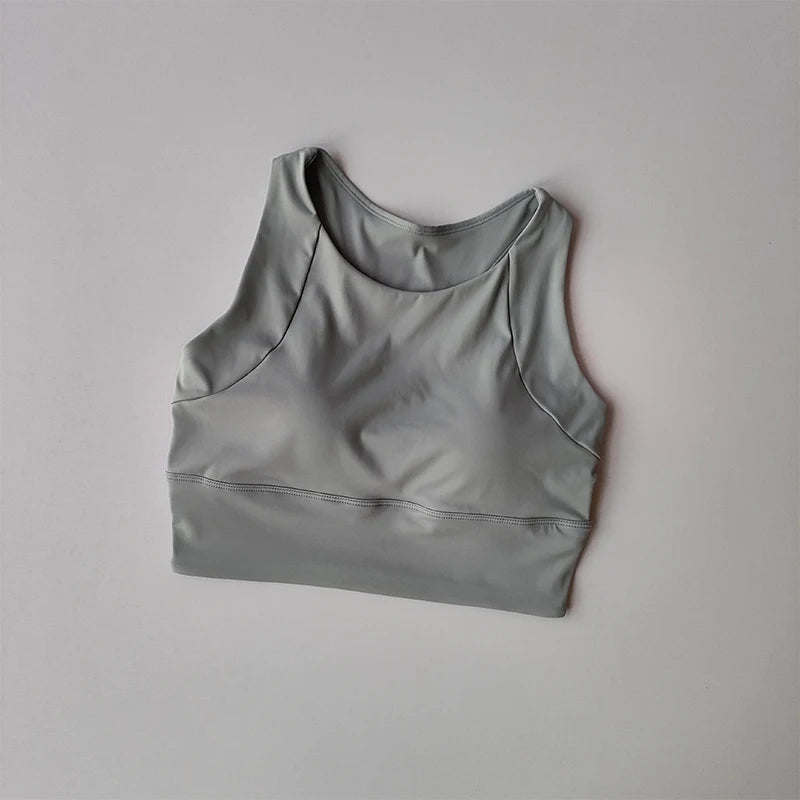 Breathable Padded Sports Bra - Women's Yoga & Gym Support Top