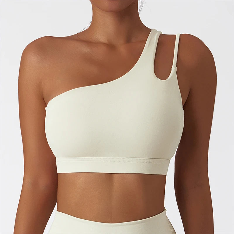 Strappy Sports Bra - Women's Yoga & Gym Support Top