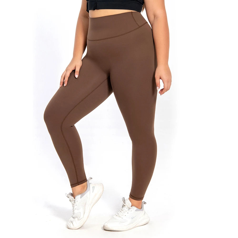 Nepoagym 25-Inch Squat-Proof Leggings - Buttery Soft No Front Seam