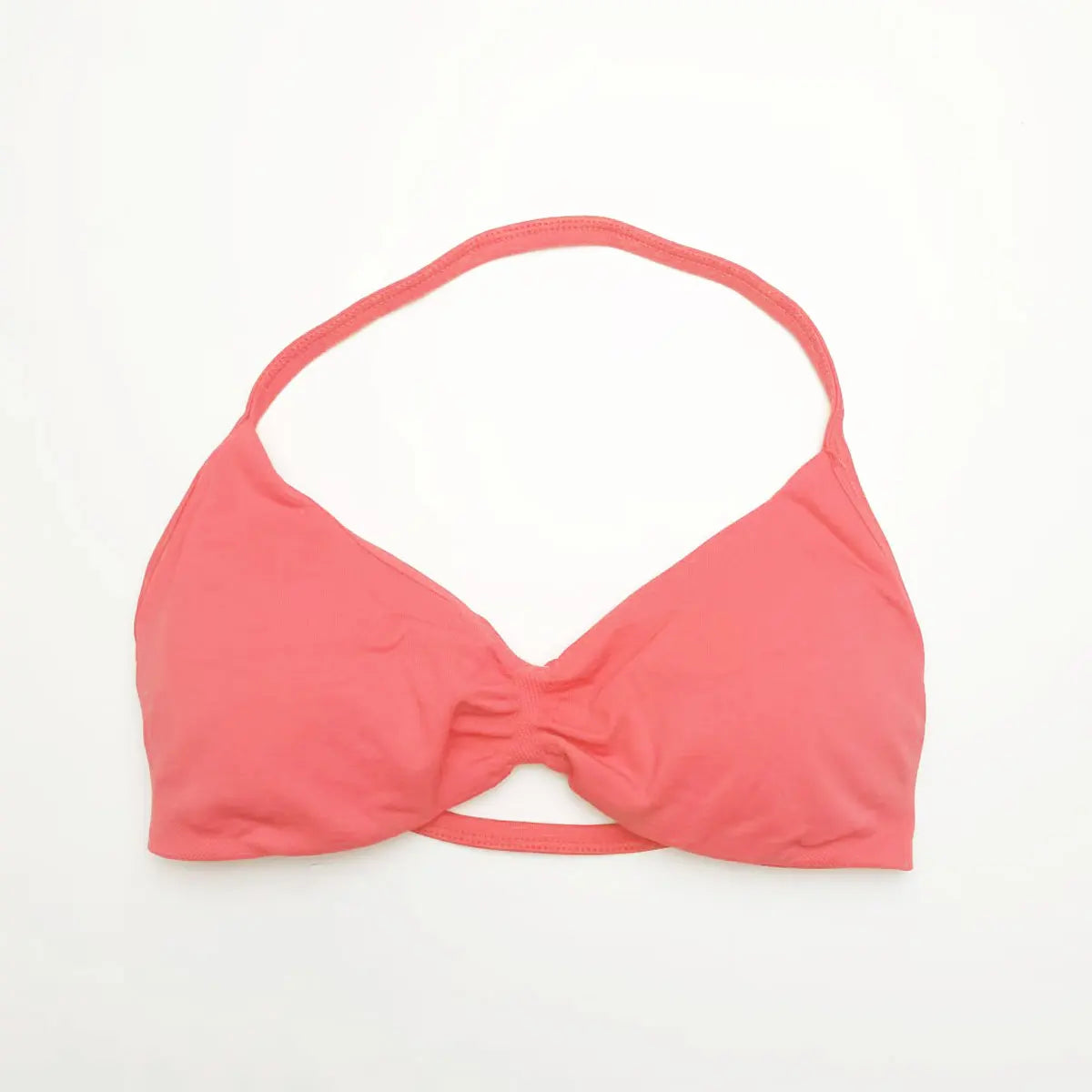 Halter Strappy Seamless Sports Bra - Women's Yoga & Gym Support Top