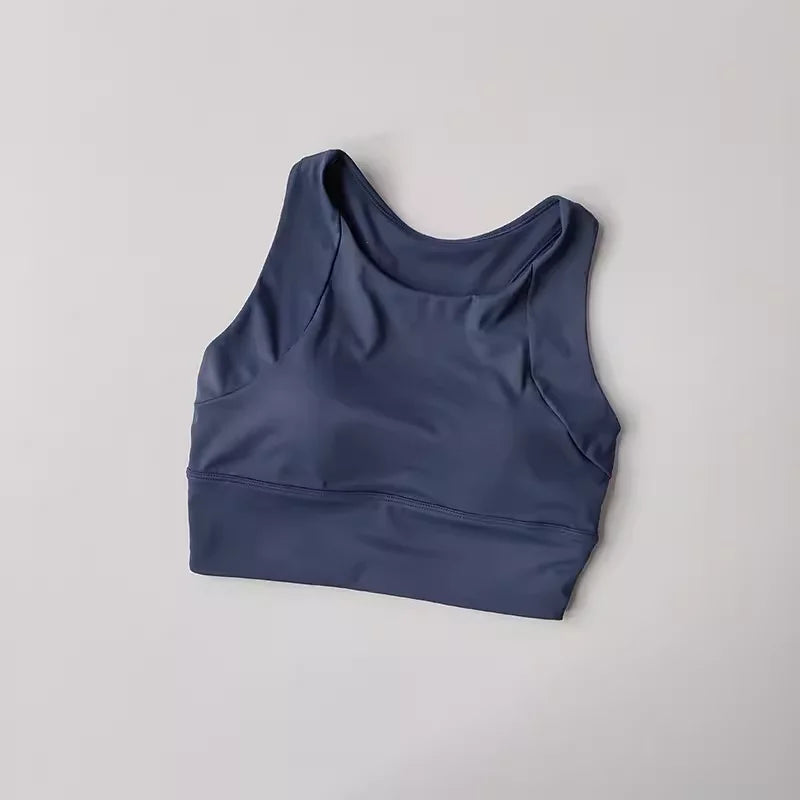 Breathable Padded Sports Bra - Women's Yoga & Gym Support Top