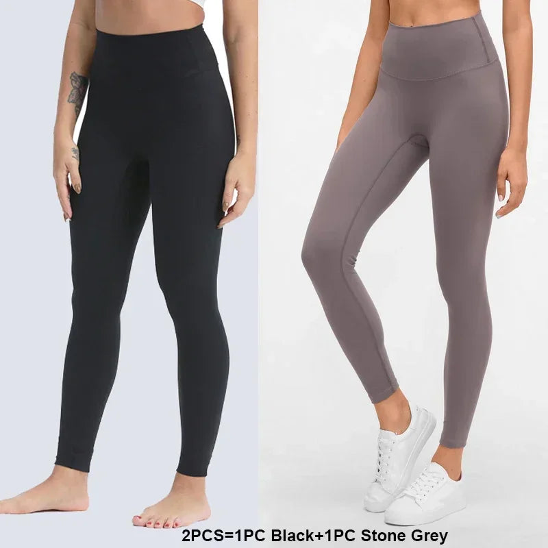 Nepoagym 25-Inch Squat-Proof Leggings - Buttery Soft No Front Seam