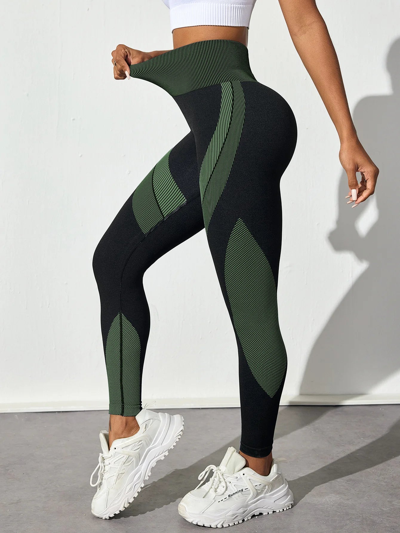 Seamless Scrunch High-Waist Leggings - Soft Tummy Control Support