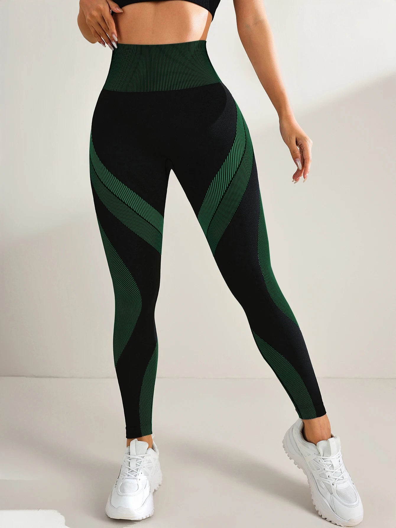 Seamless Scrunch High-Waist Leggings - Soft Tummy Control Support