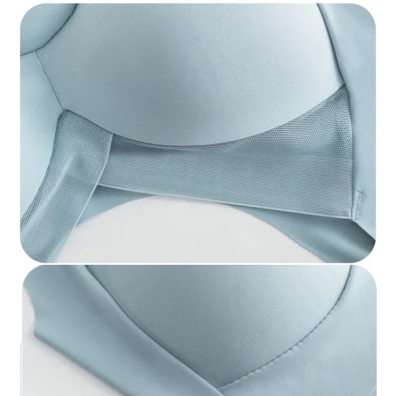 Plus Size Seamless Padded Sports Bra - Women's Yoga & Gym Support Top