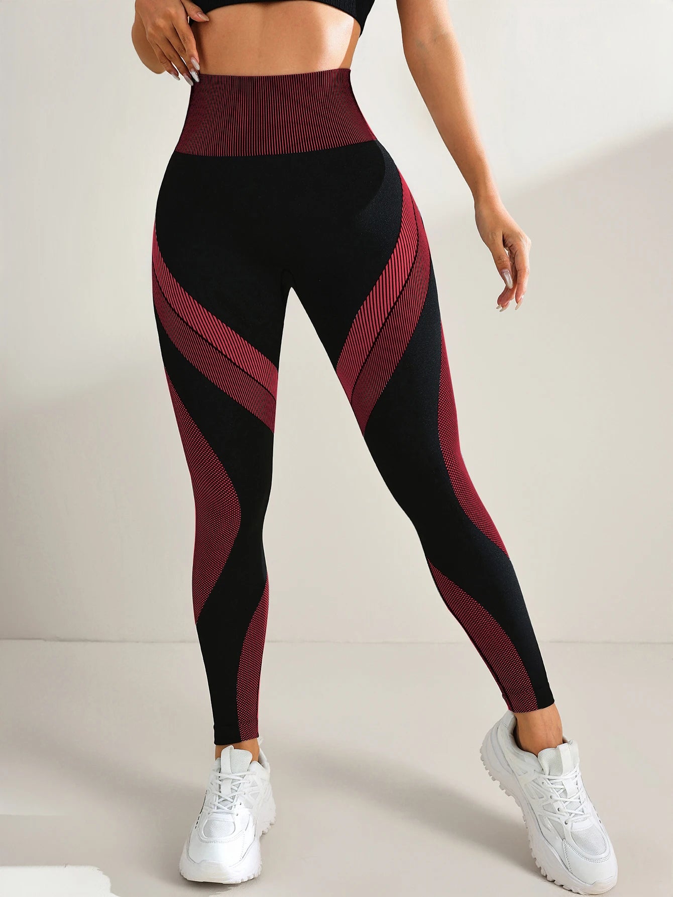 Seamless Scrunch High-Waist Leggings - Soft Tummy Control Support