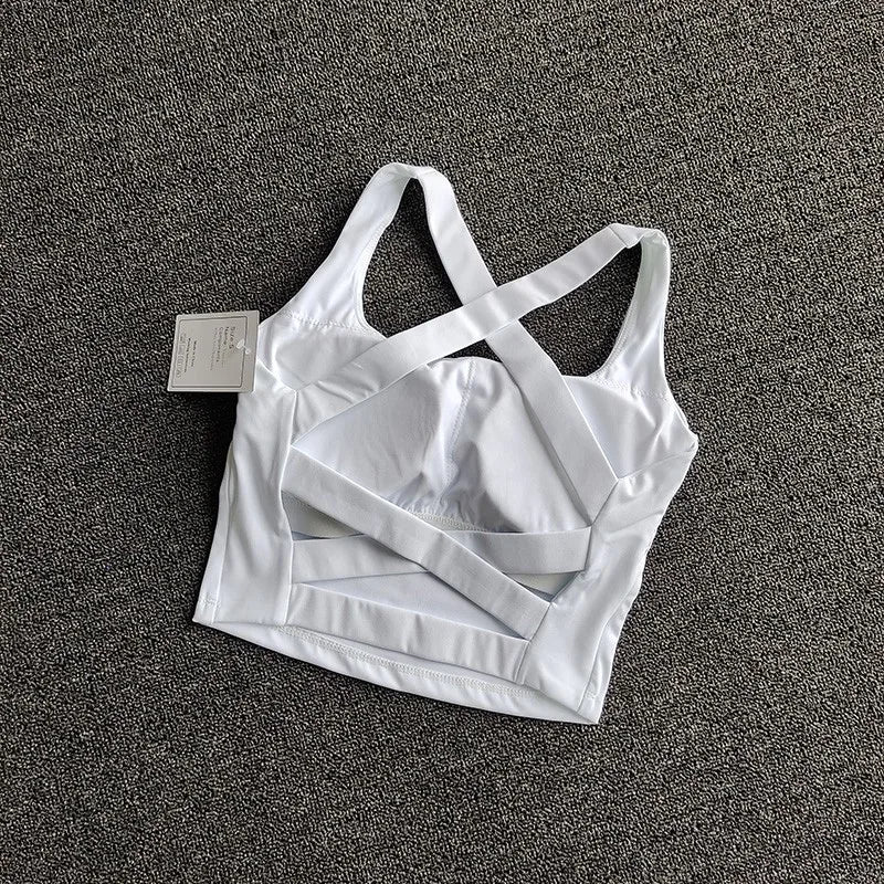 Breathable Push-Up Yoga Sports Bra for Women - Running & Gym Support