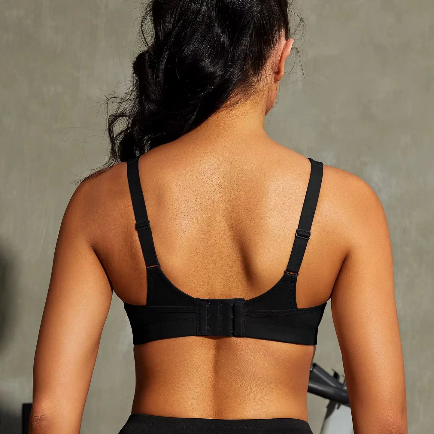 WingsLove High-Impact Full Coverage Sports Bra - Wire-Free Wide Strap Support