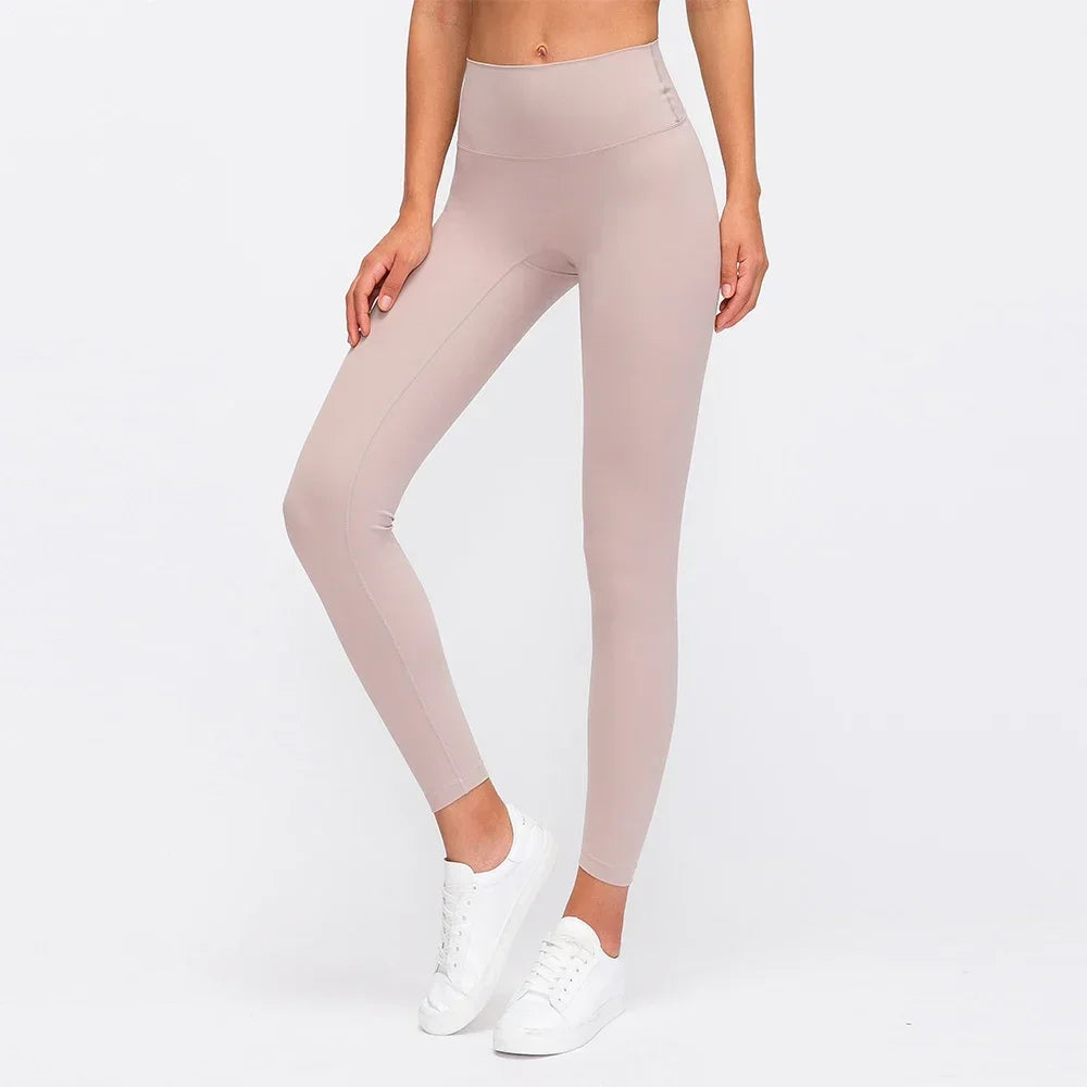 Nepoagym 25-Inch Squat-Proof Leggings - Buttery Soft No Front Seam