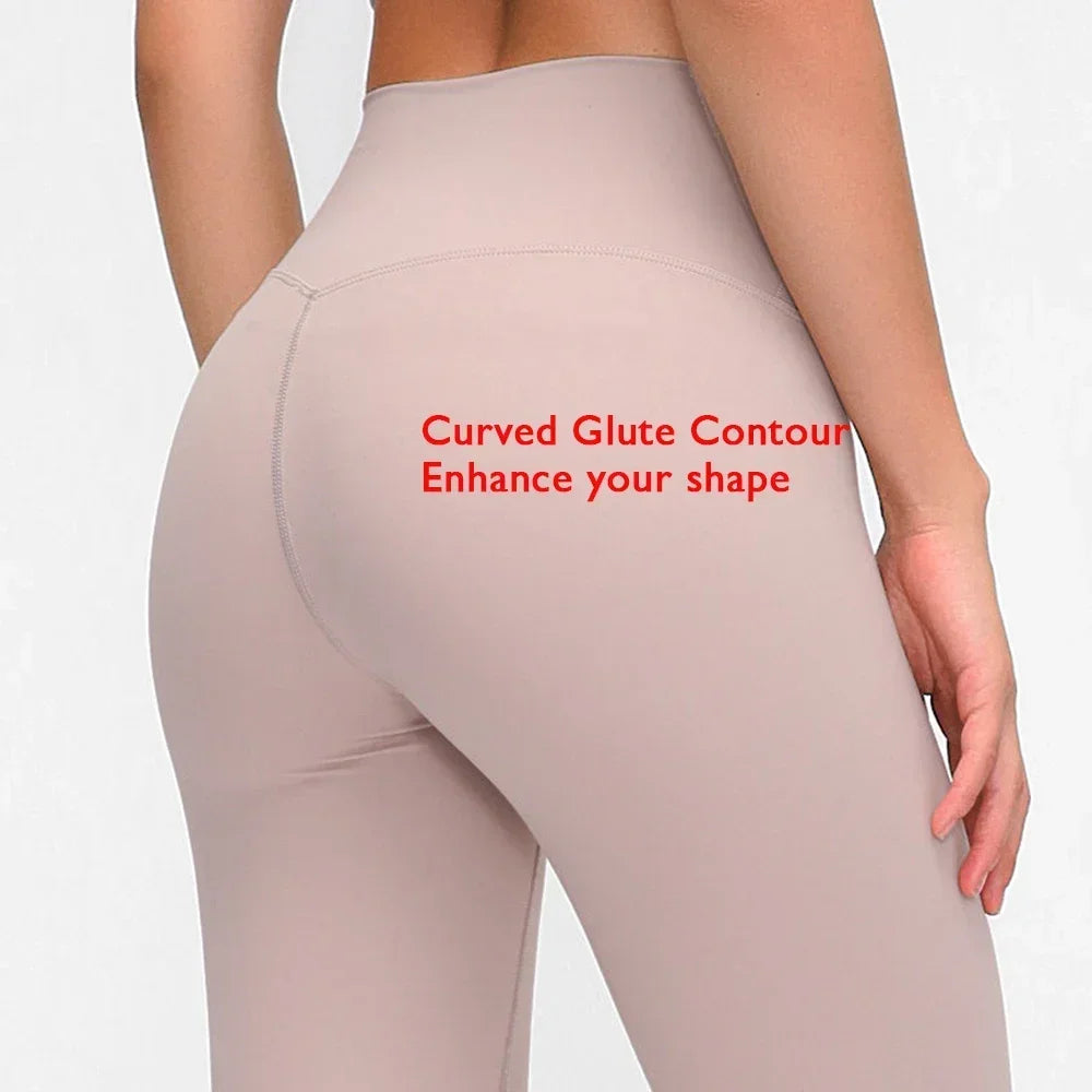 Nepoagym 25-Inch Squat-Proof Leggings - Buttery Soft No Front Seam