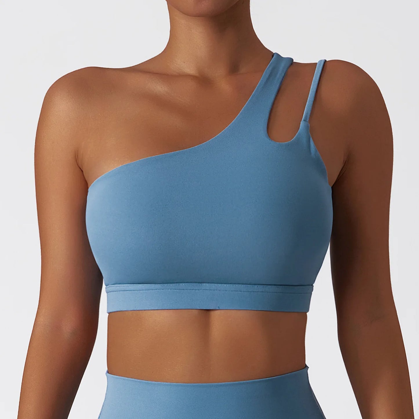 Strappy Sports Bra - Women's Yoga & Gym Support Top