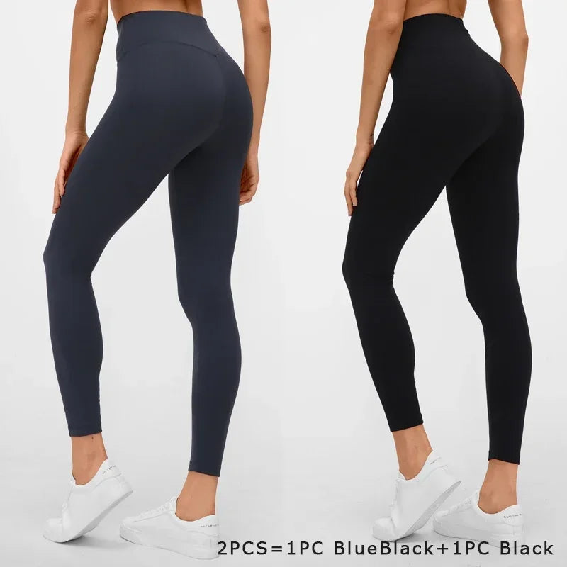 Nepoagym 25-Inch Squat-Proof Leggings - Buttery Soft No Front Seam