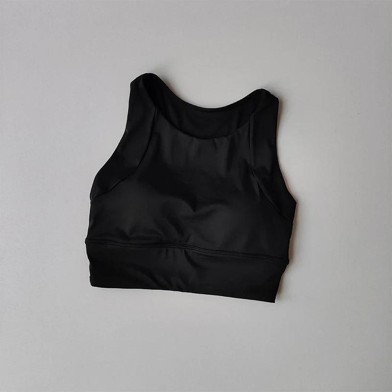 Breathable Padded Sports Bra - Women's Yoga & Gym Support Top