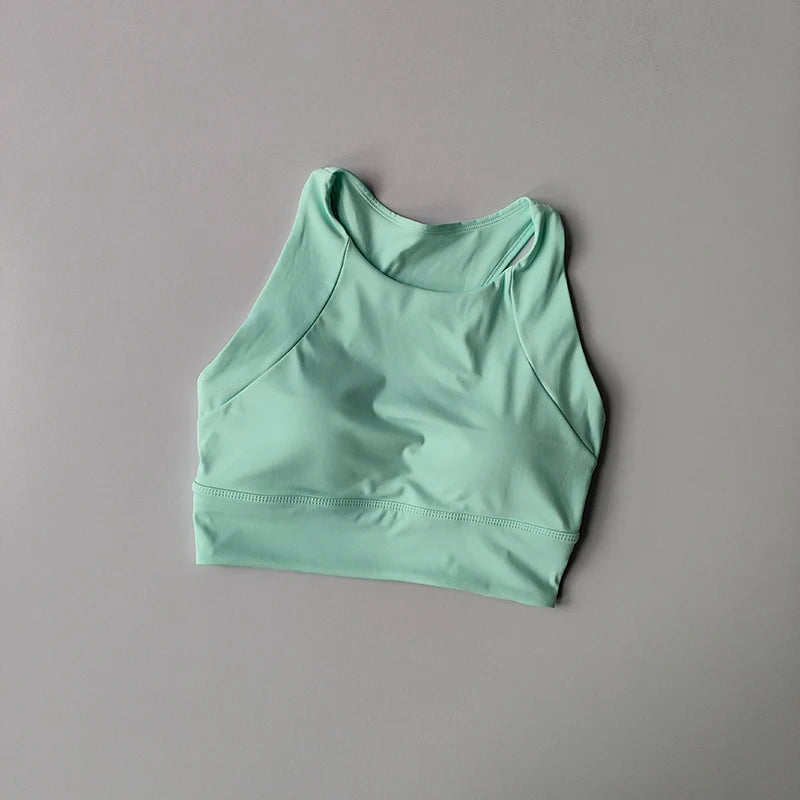 Breathable Padded Sports Bra - Women's Yoga & Gym Support Top