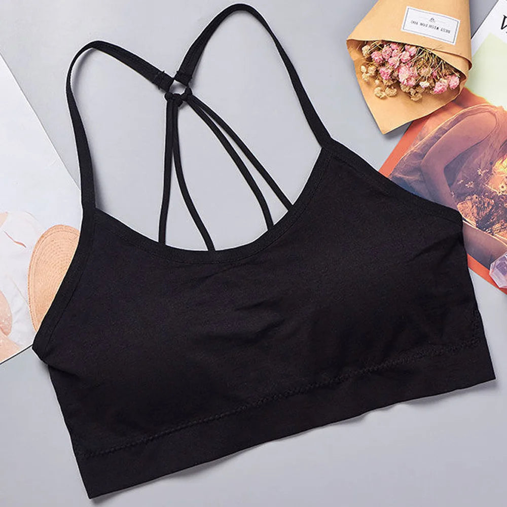 Seamless Sports Bra - Women's Workout Crop Top