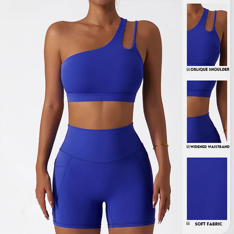 Strappy Sports Bra - Women's Yoga & Gym Support Top