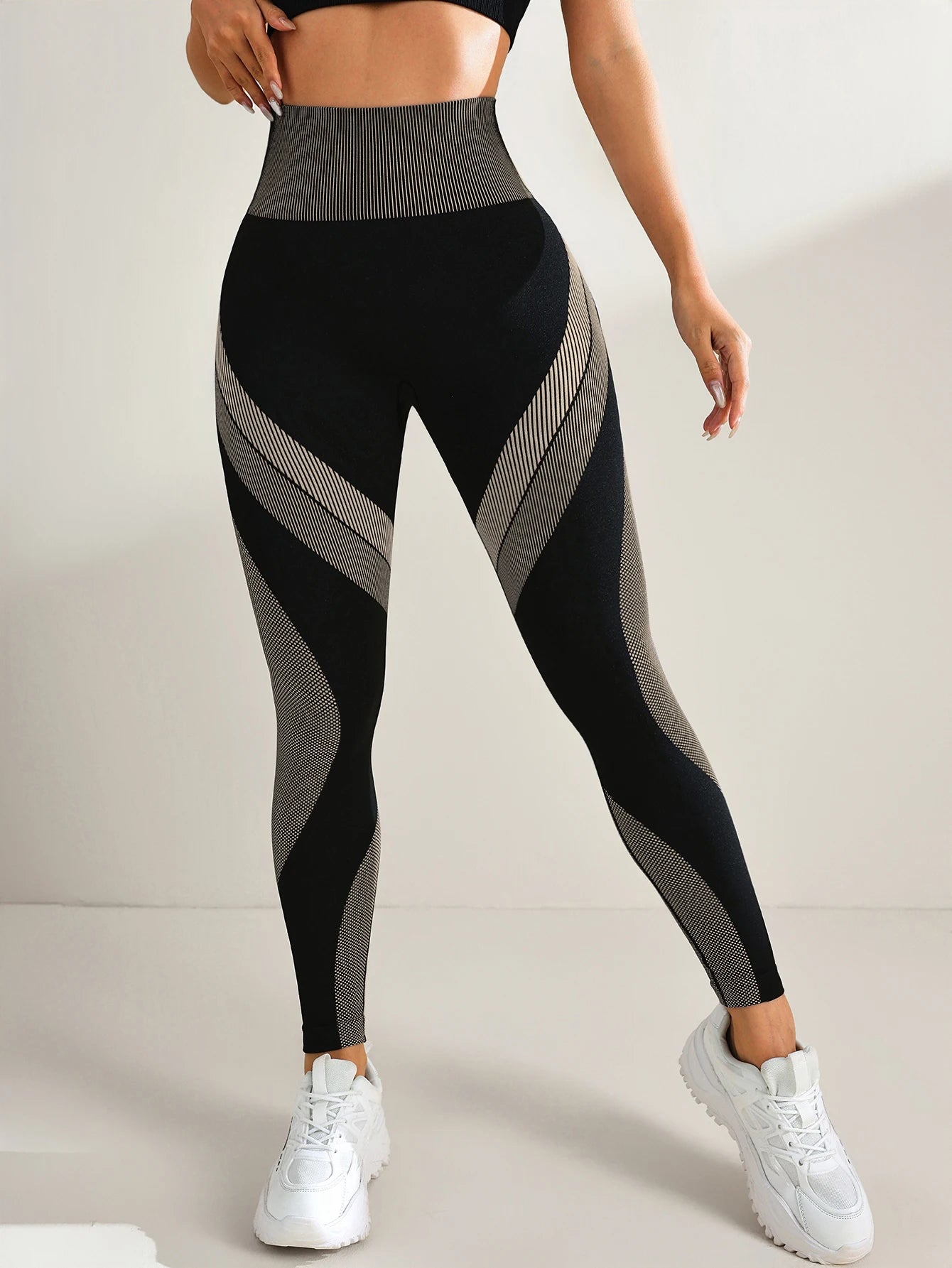 Seamless Scrunch High-Waist Leggings - Soft Tummy Control Support