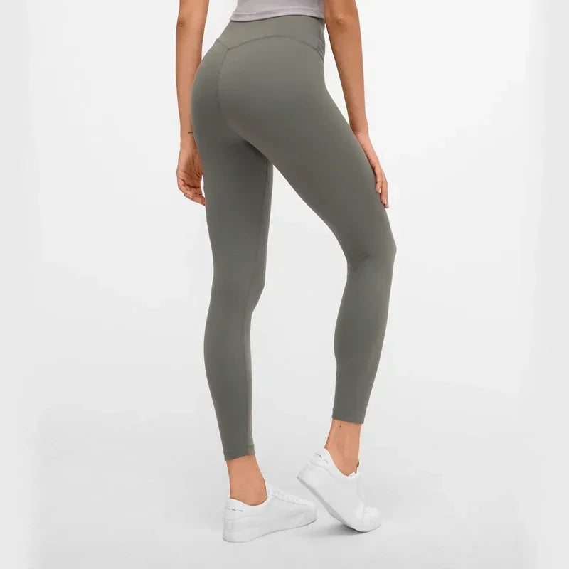 Nepoagym 25-Inch Squat-Proof Leggings - Buttery Soft No Front Seam