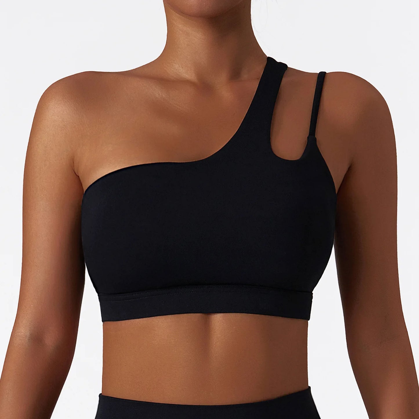 Strappy Sports Bra - Women's Yoga & Gym Support Top