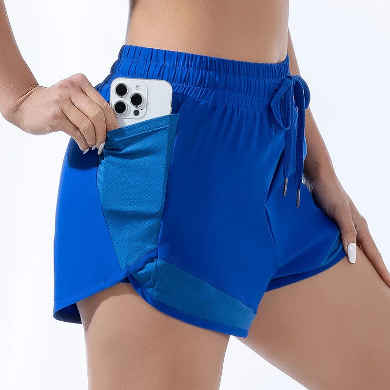 Quick-Dry Workout Shorts - Women's Gym & Running Activewear
