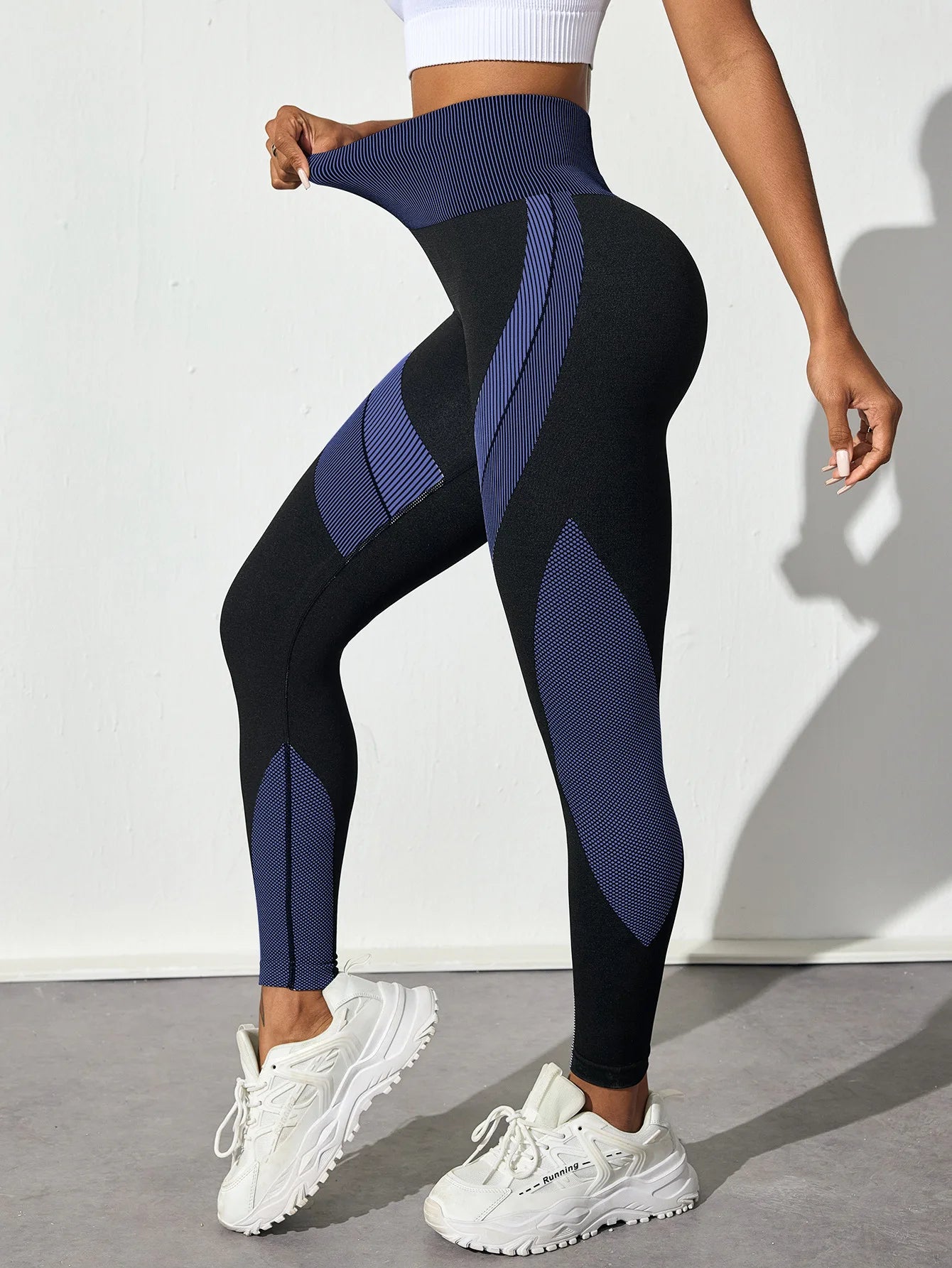 Seamless Scrunch High-Waist Leggings - Soft Tummy Control Support