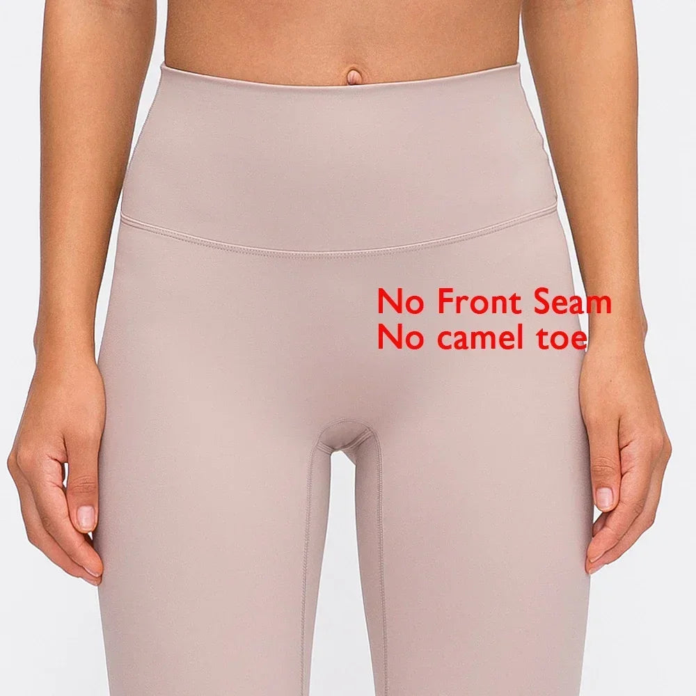 Nepoagym 25-Inch Squat-Proof Leggings - Buttery Soft No Front Seam