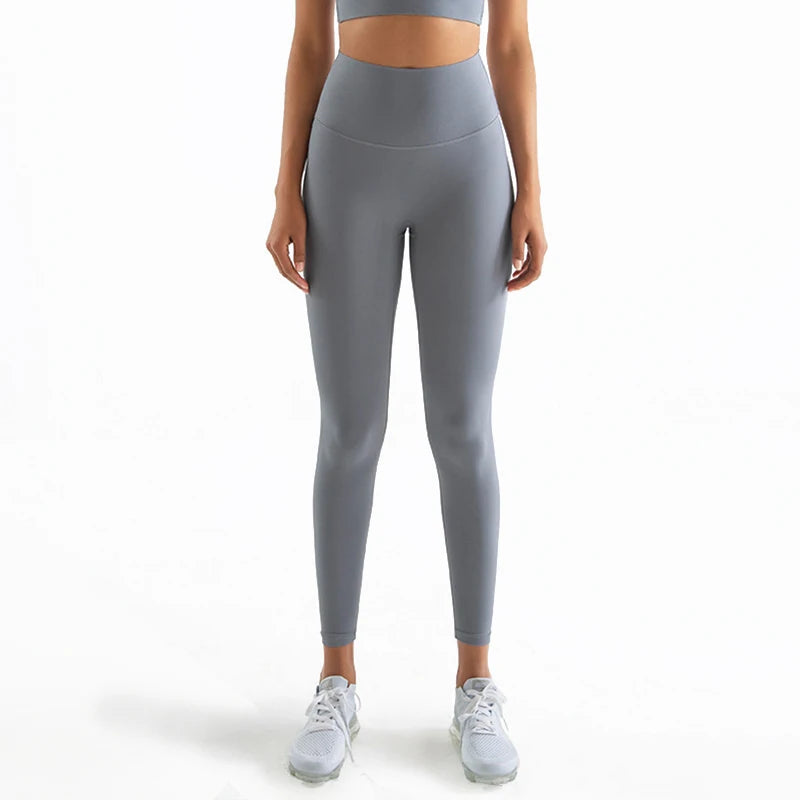 SOISOU Nylon High-Waist Leggings - Breathable No T-Line Workout Tights