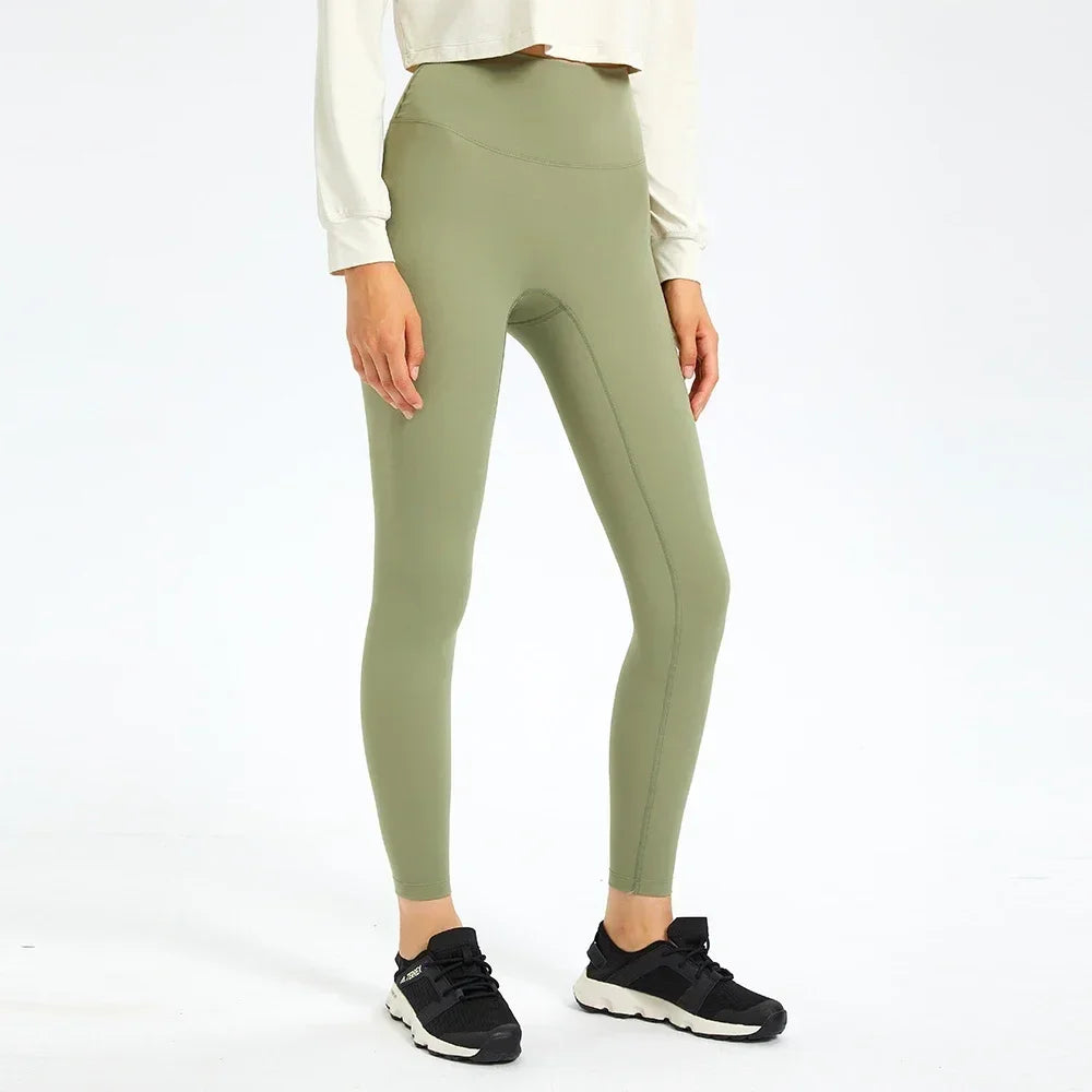 Nepoagym 25-Inch Squat-Proof Leggings - Buttery Soft No Front Seam